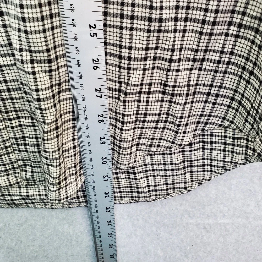 Ralph Lauren Men Button Up Shirt M Beige Plaid Blake Logo Embroidered Pony READ